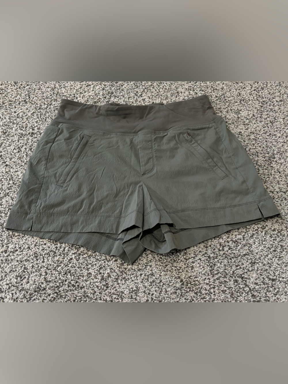 Athleta Olive Green Athletic Shorts